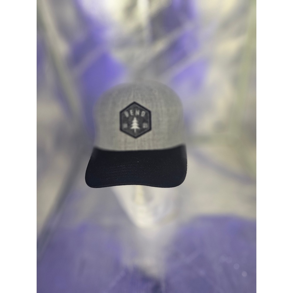 Ouray Sportswear Bend Oregon Snapback Hat Gray Black Wool Blend Cap 51296-51297